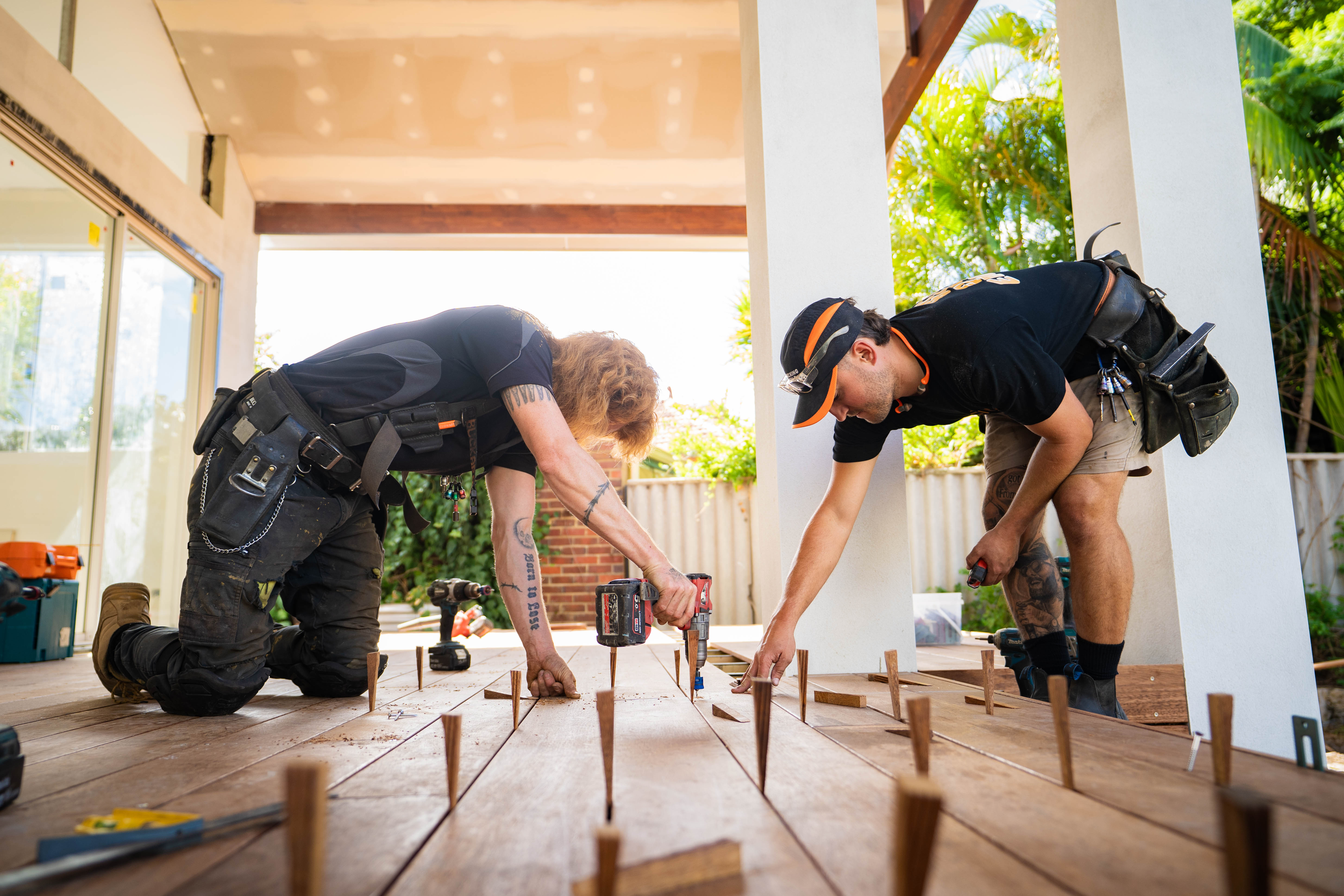 The Endure team on site